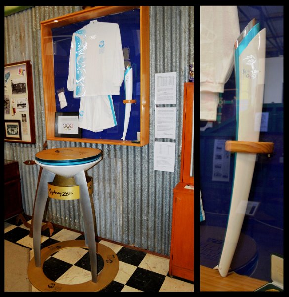 06Kingaroy2.jpg - Kingaroy; Heritage museum- Sydney Olympics memorabilia.