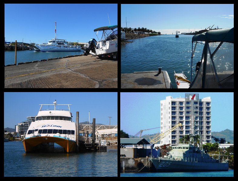 08TvilleJoy.jpg - Townsville; launching in to Ross Creek for our Magnetic Island trip